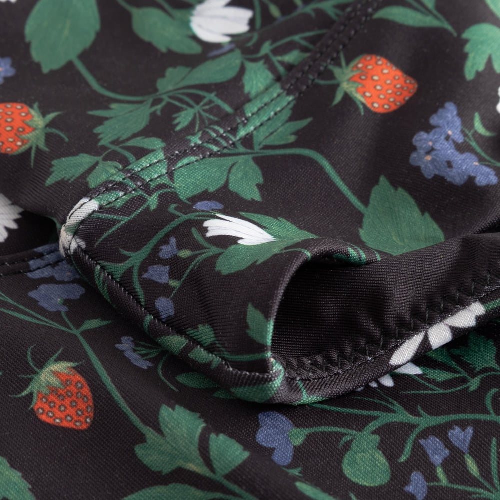 Bikini Pants Slite Strawberry Field Black