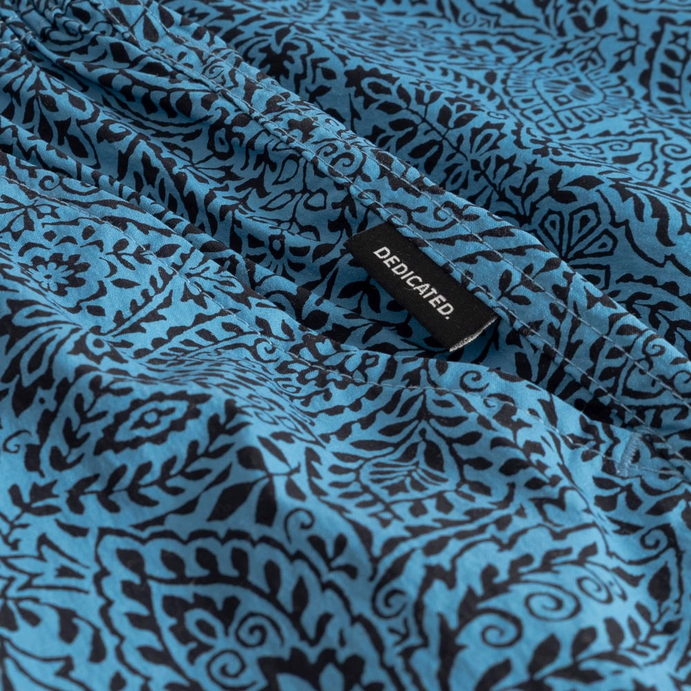 Swim Shorts Birka Paisley Leaf Blue