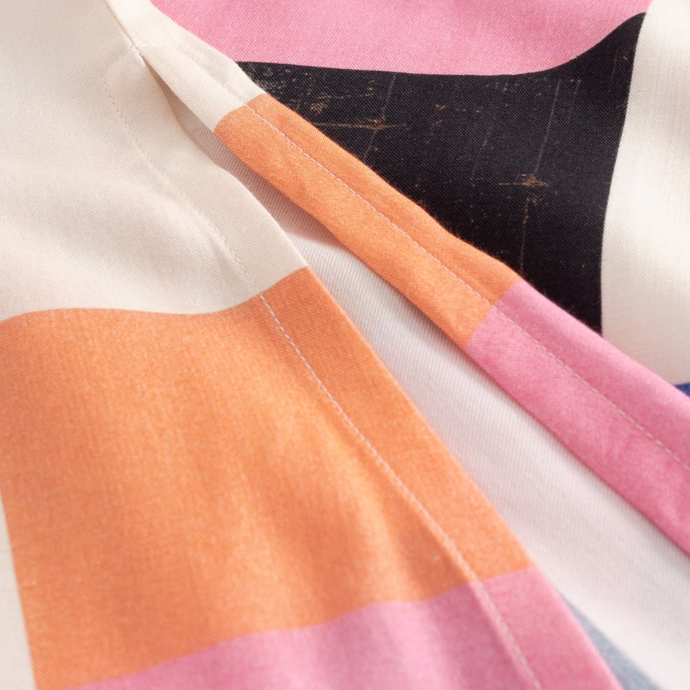 Skirt Viken Abstract Block Multi Color