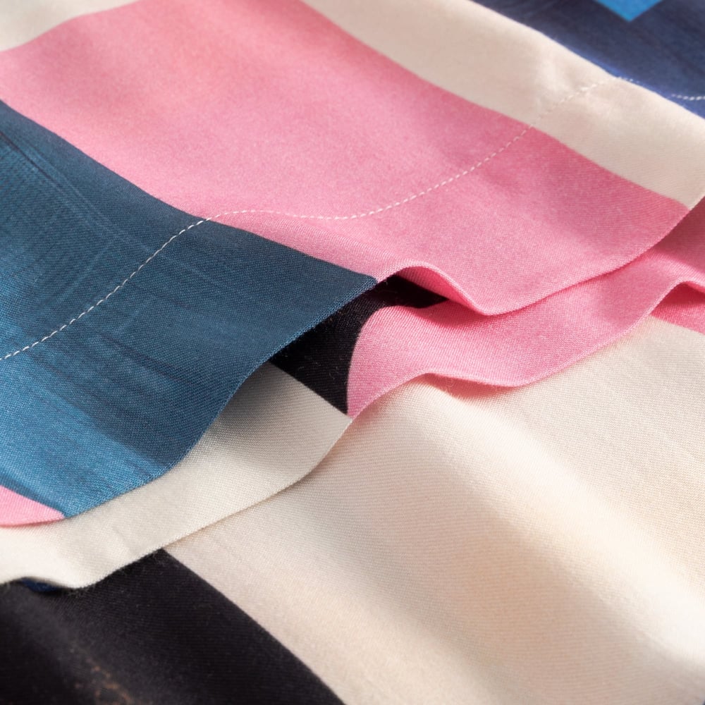 Skirt Viken Abstract Block Multi Color