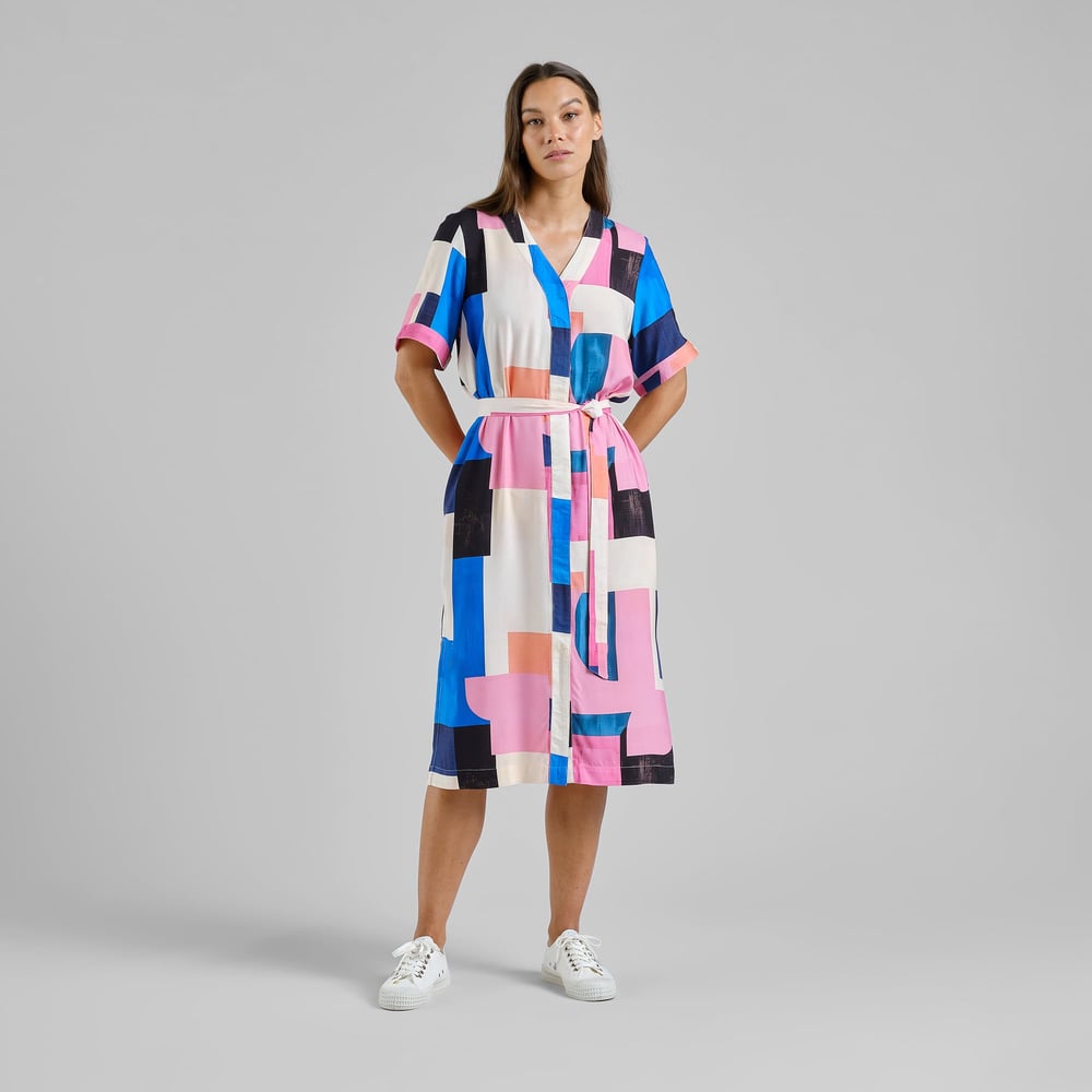 Dress Kallvik Abstract Block Multi Color