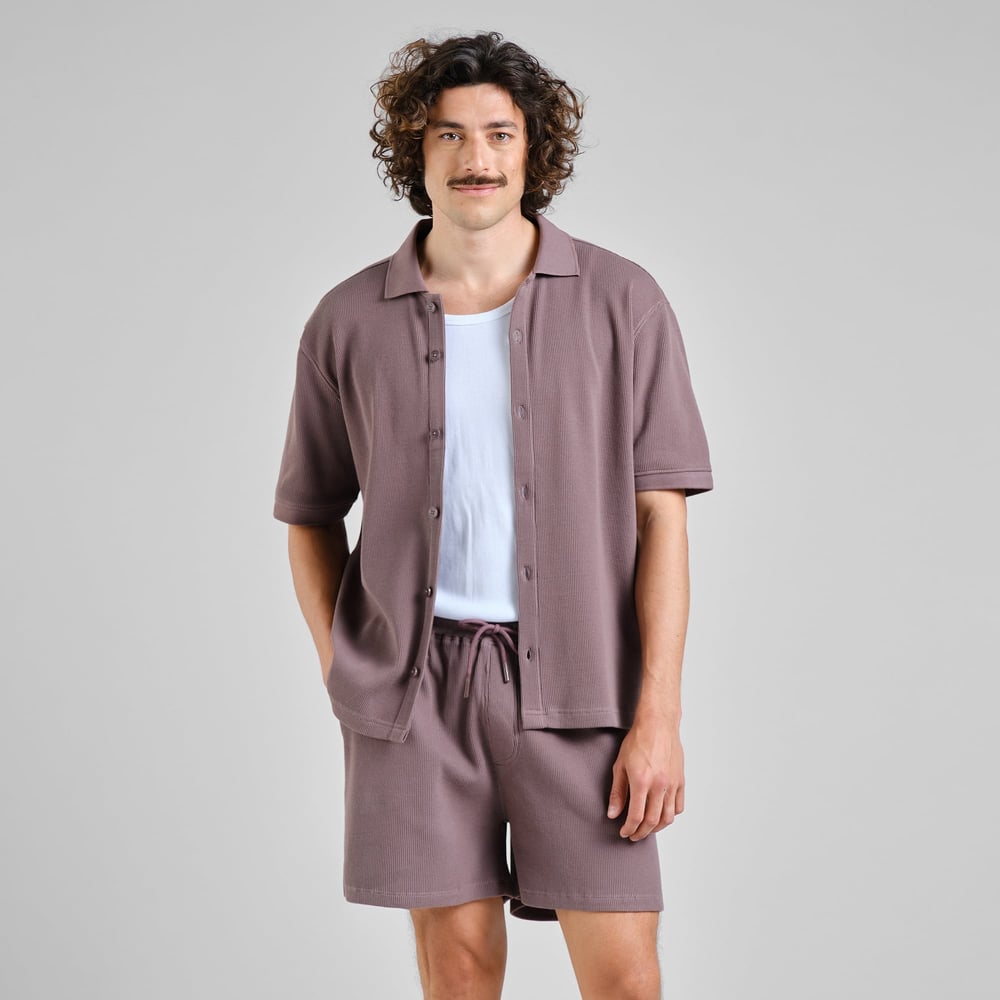 Shorts Essingen Waffle Sparrow Brown