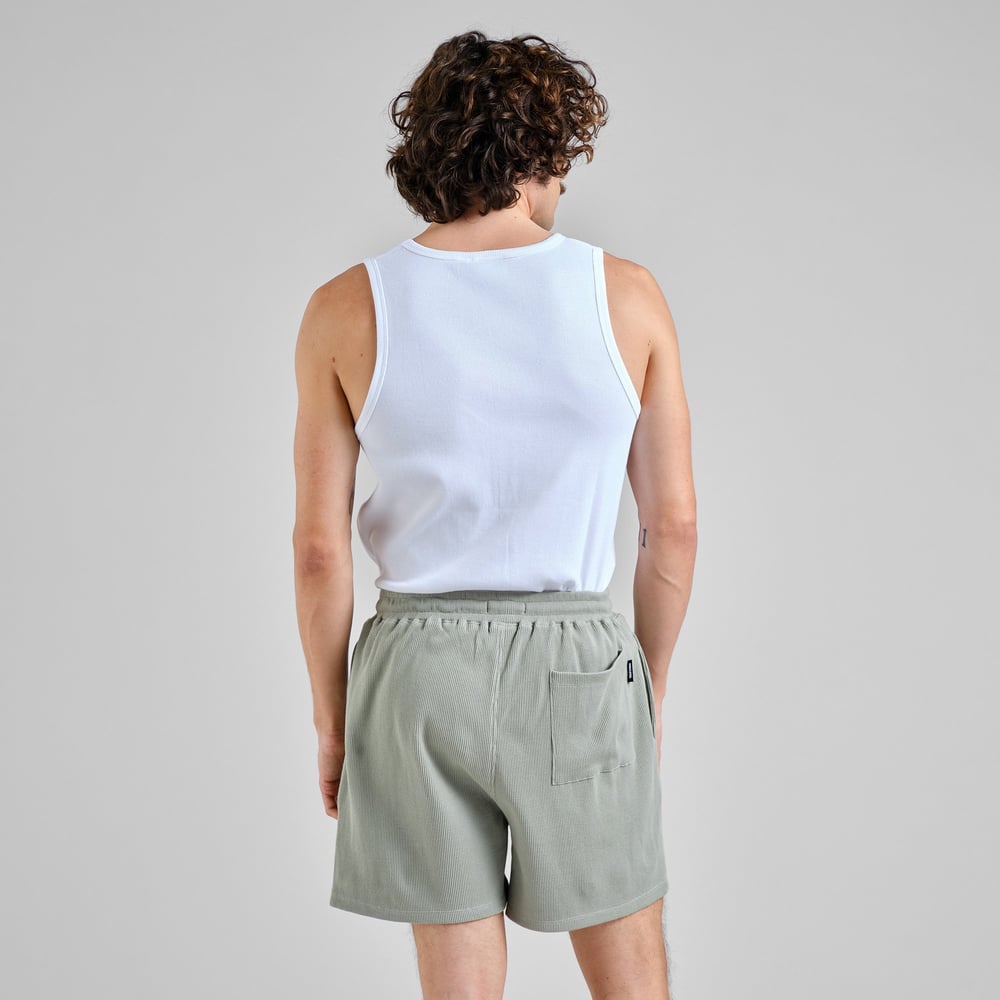 Shorts Essingen Waffle Iceberg Green