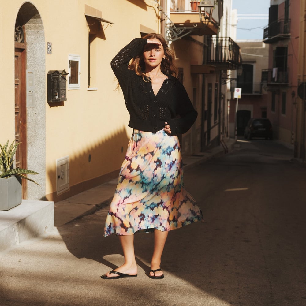 Skirt Viken Ikat Field Multi Color