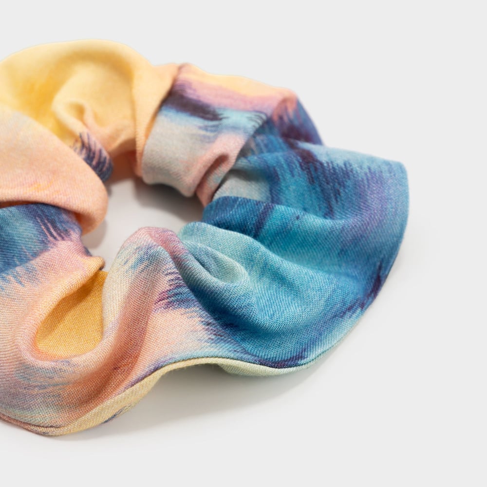 Scrunchie Ikat Field Multi Color