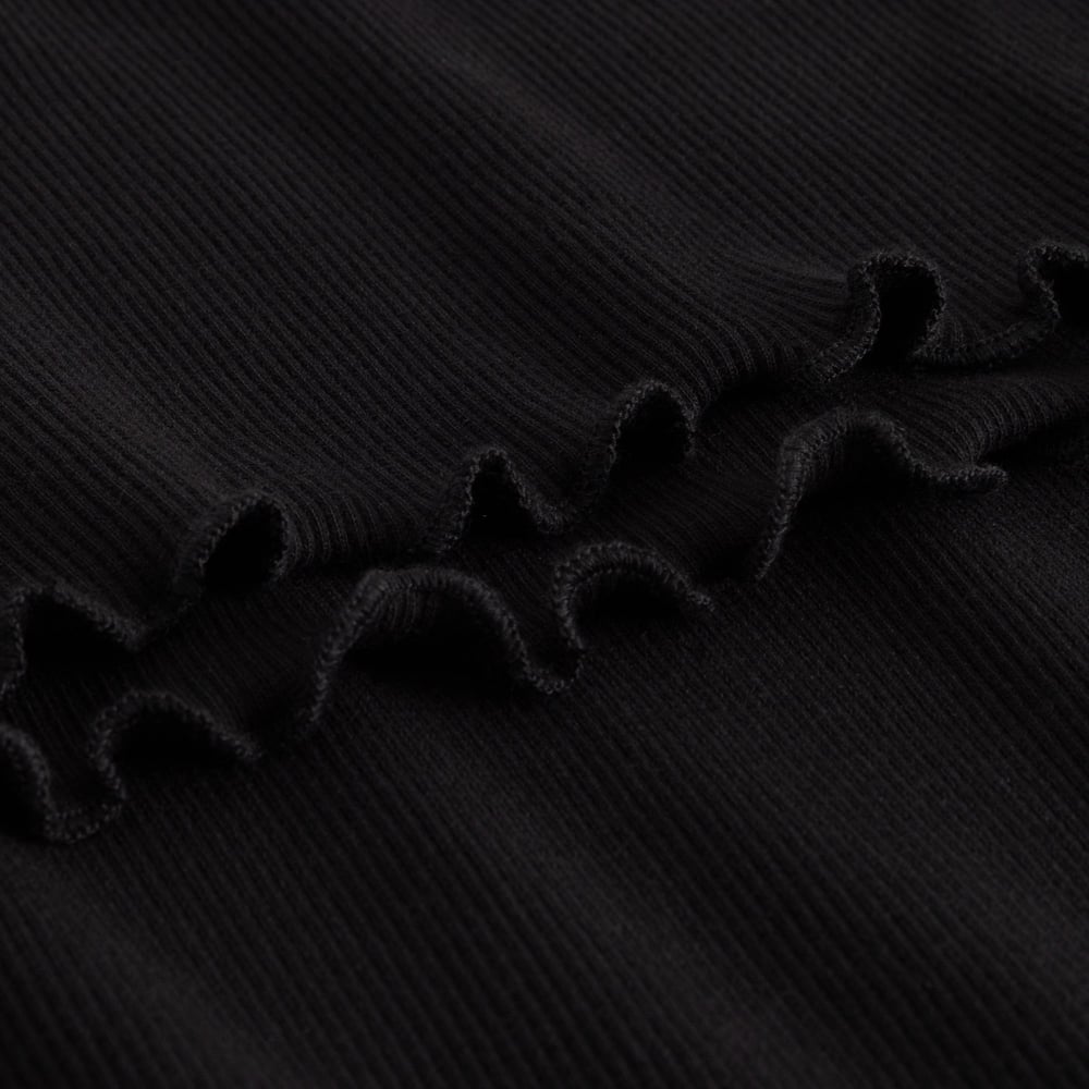 Rib Top Ven Black