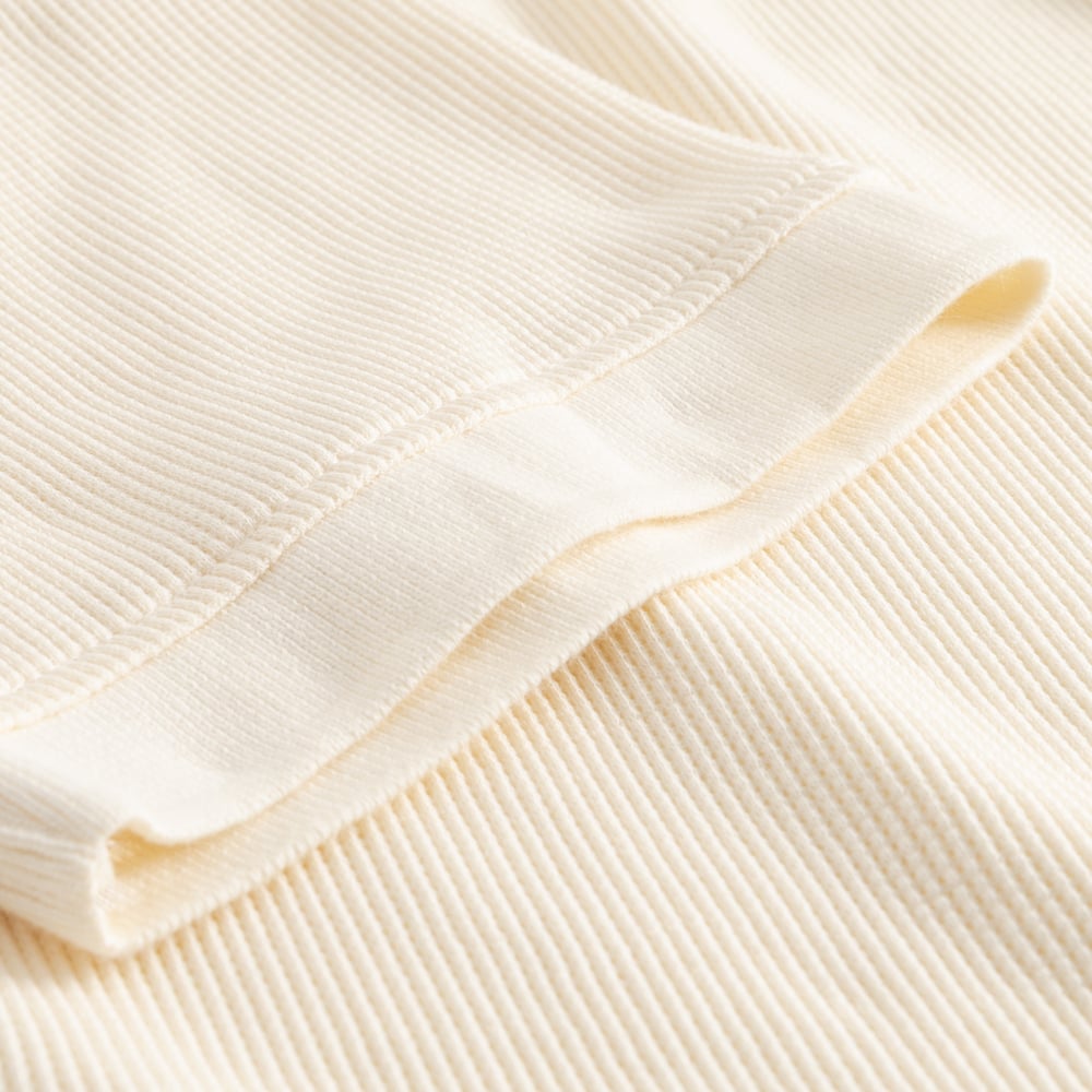 Top Nykil Waffle Off-White