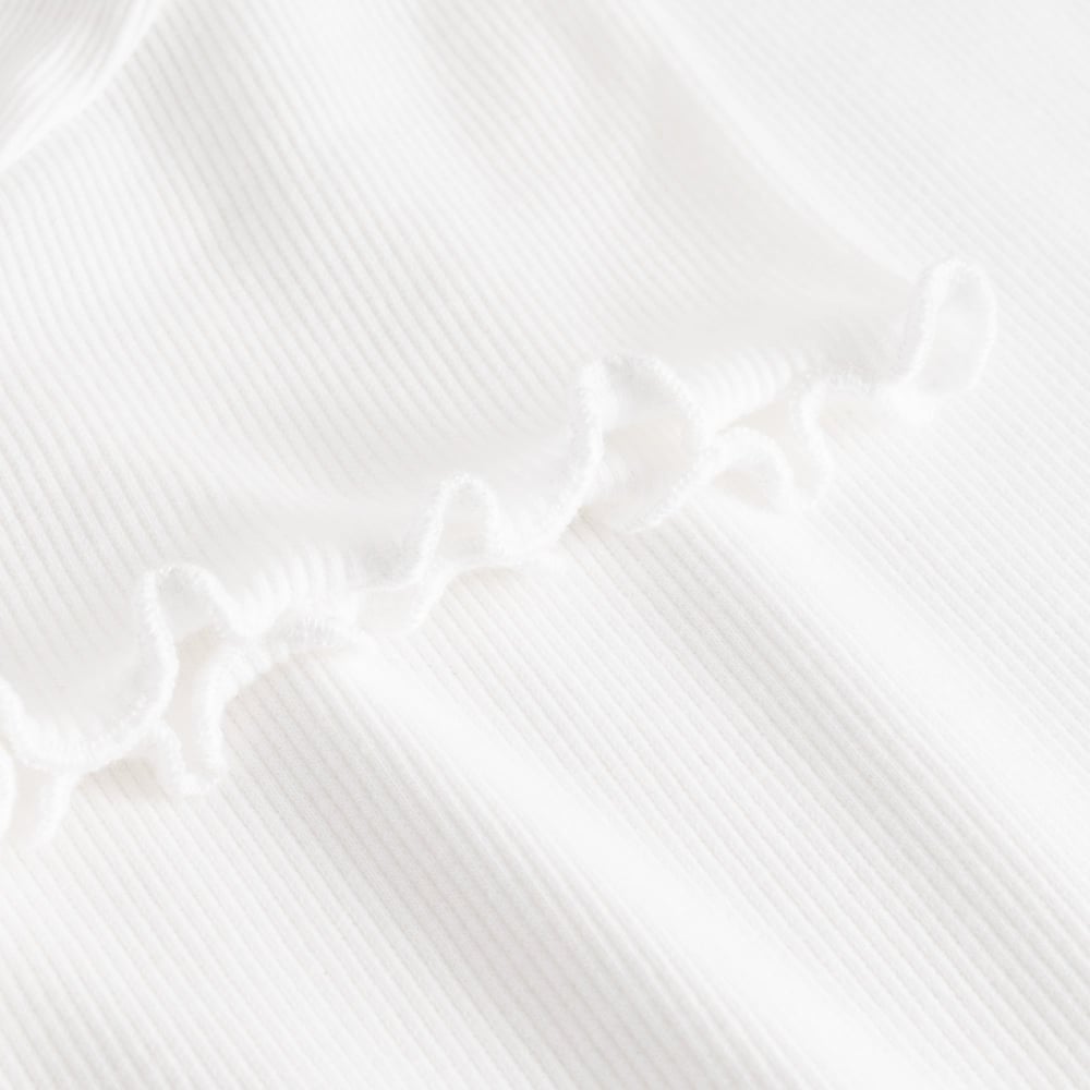 Rib Top Ven White