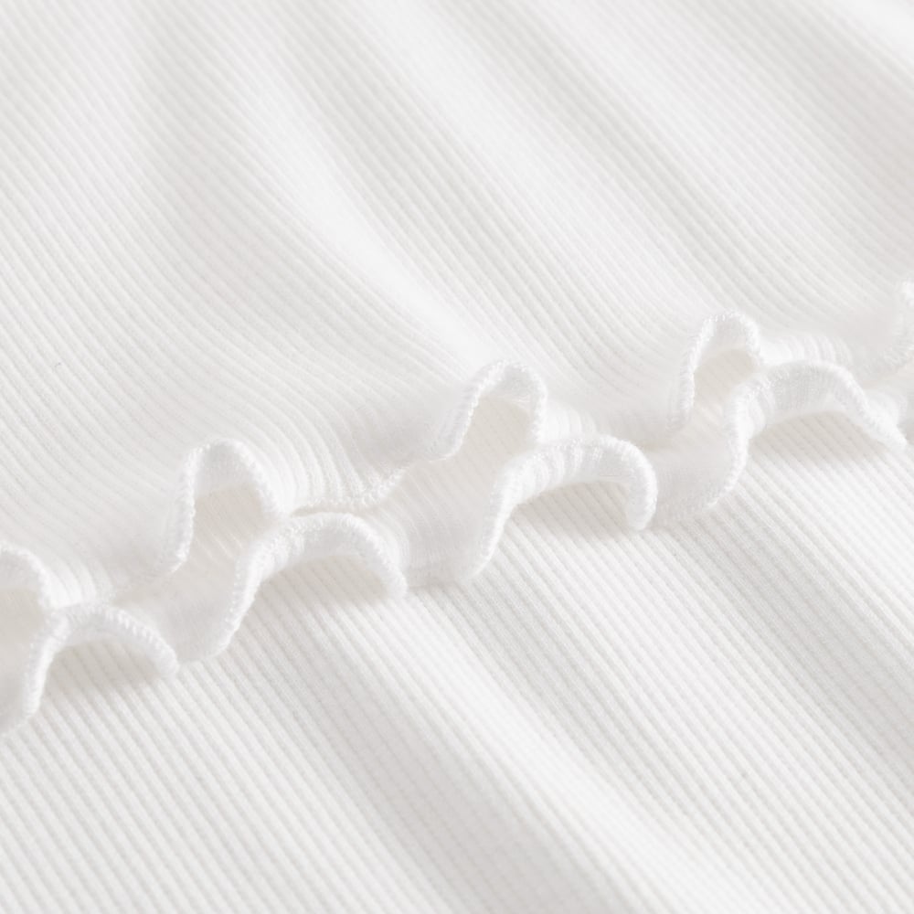 Rib Top Ven White