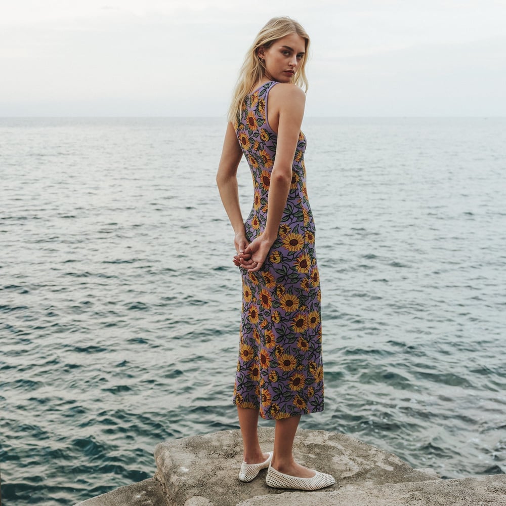 Rib Dress Motala Sunflower Haze Purple