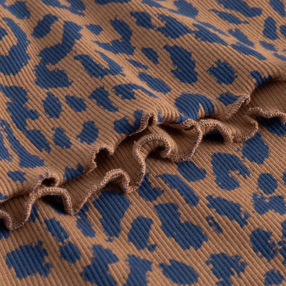 Rib Top Ryd Leopard Light Brown