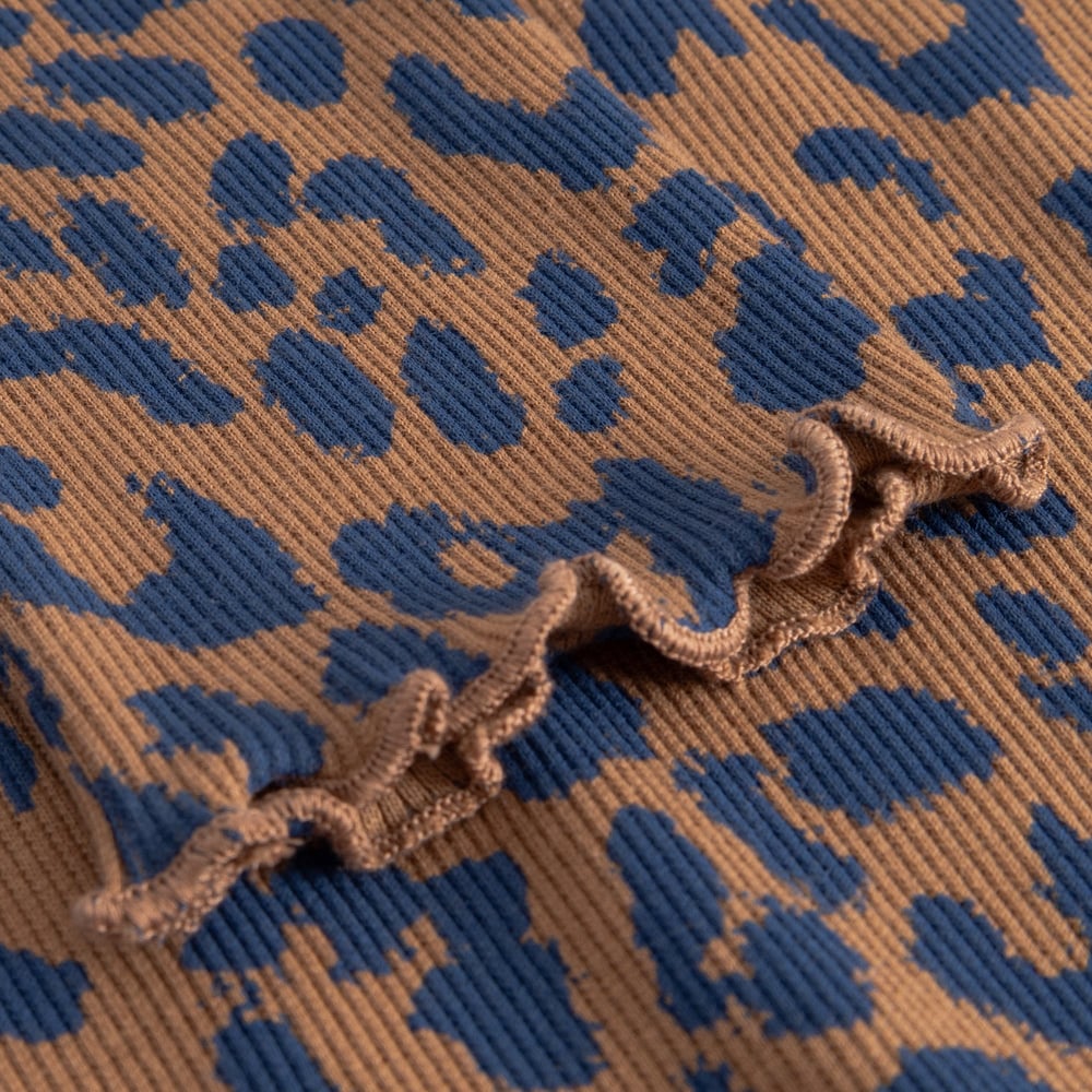 Rib Top Ryd Leopard Light Brown