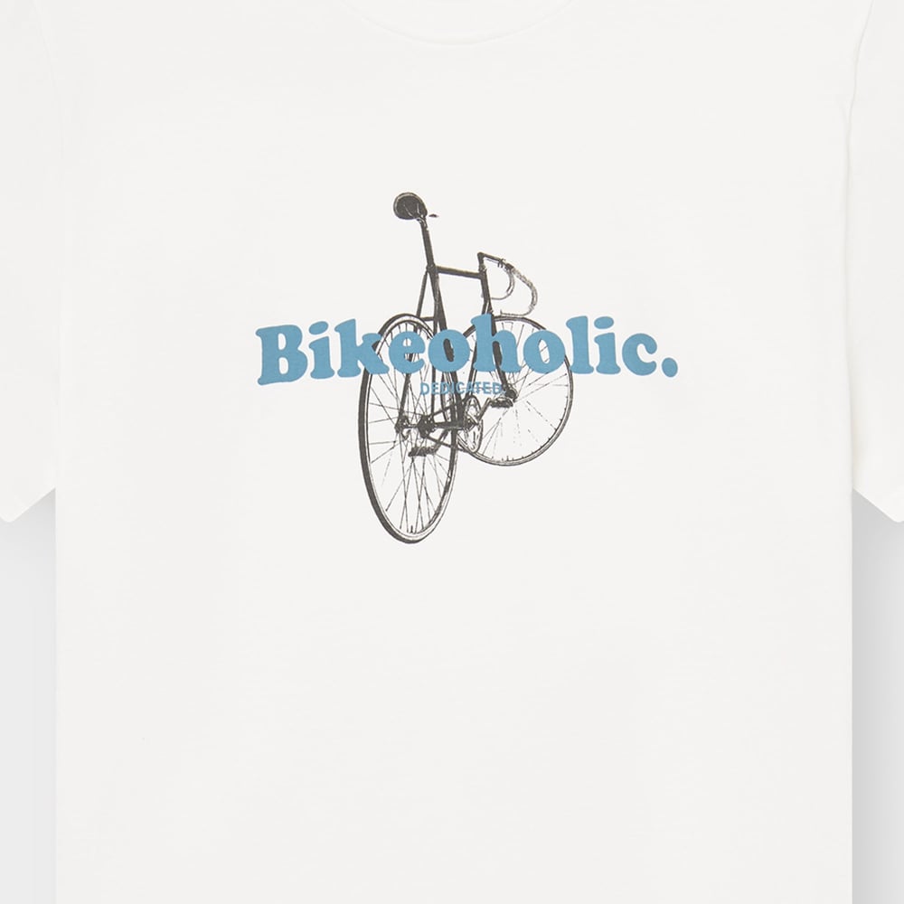 T-shirt Stockholm Bikeoholic White