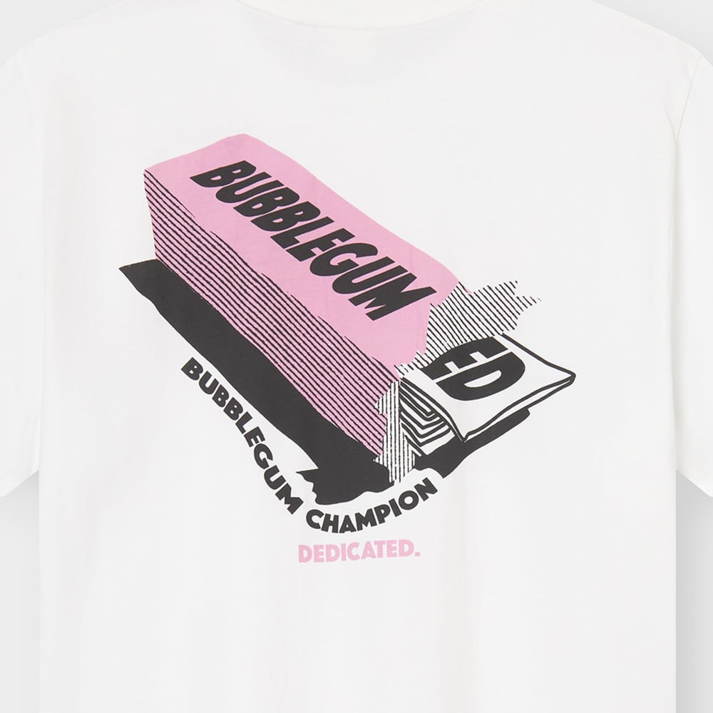 T-shirt Stockholm Bubblegum Champ White