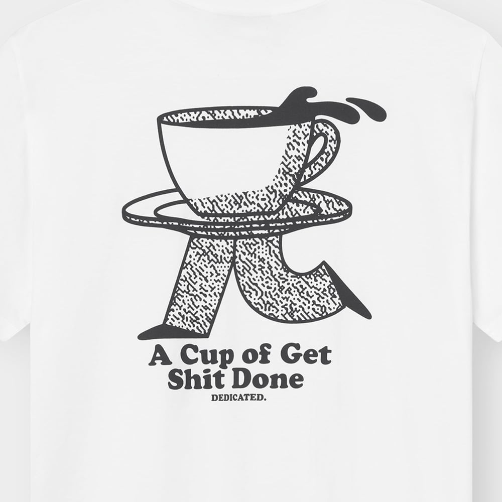 T-shirt Stockholm Coffee Runner White