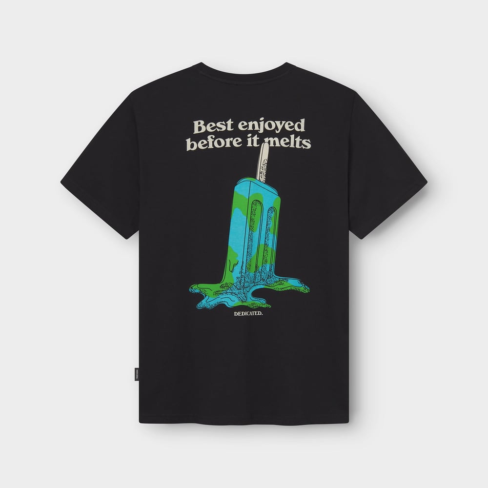 T-shirt Stockholm Enjoy Before It Melts Black