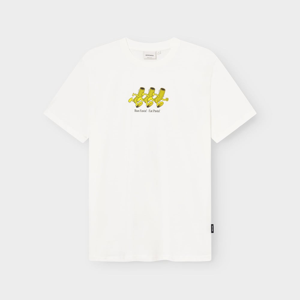 T-shirt Stockholm Run Fasta - Eat Pasta Off-White