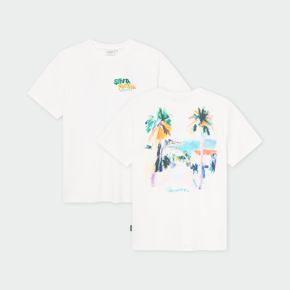 T-shirt Stockholm Siesta Fiesta View Off-White
