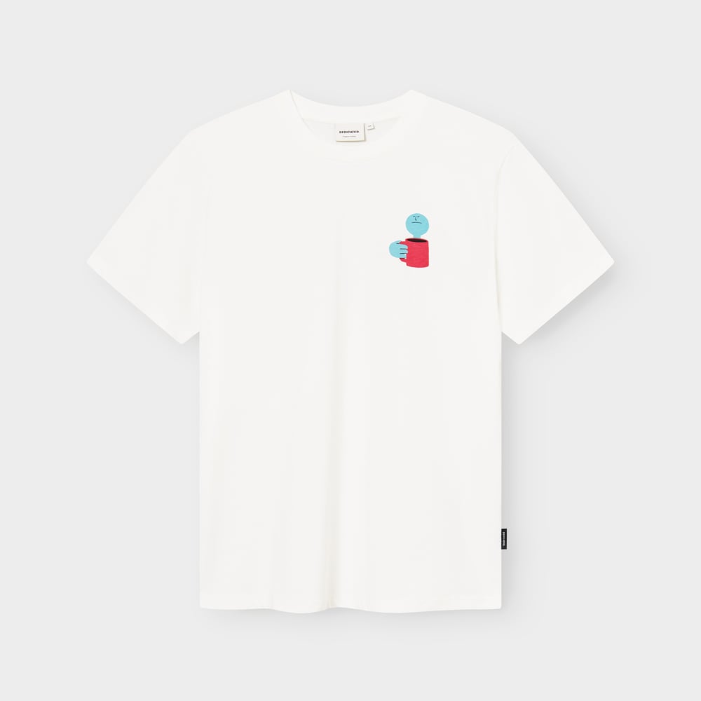 T-shirt Stockholm Smile Cup Off-White
