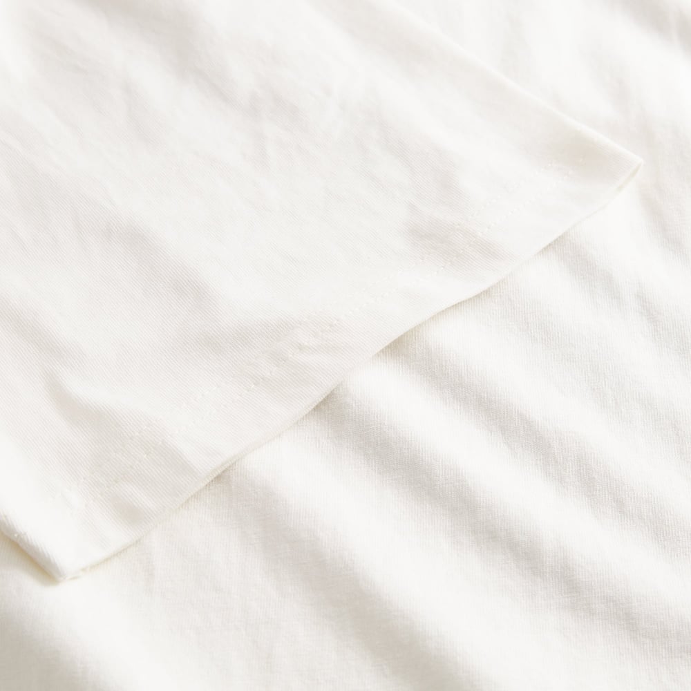 T-shirt Stockholm Support Line Wave Off-White