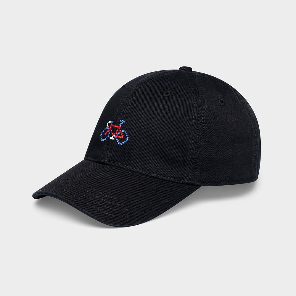 Soft Cap Slussen Stitch Bike Black