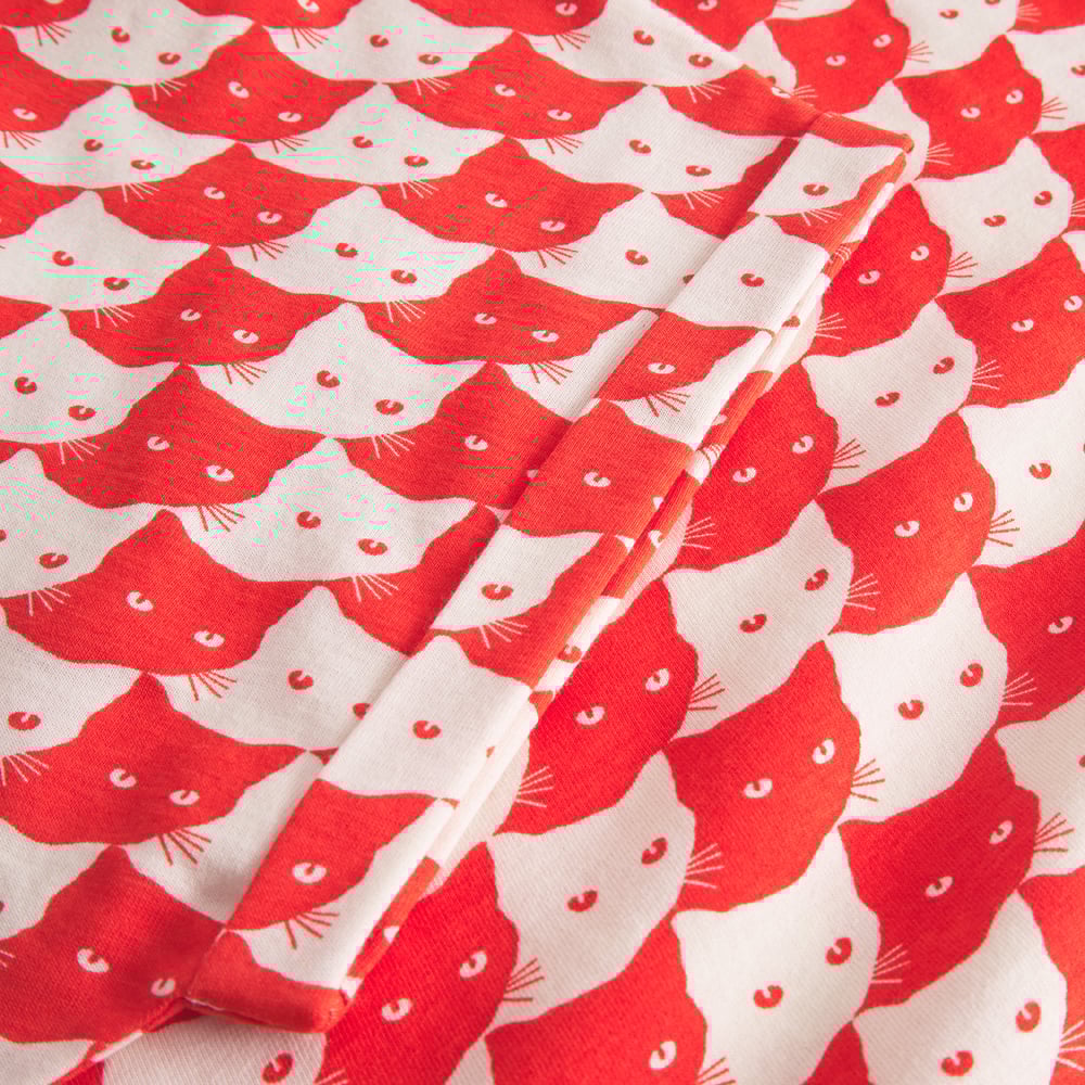 T-shirt Visby Pepita Cats Grenadine Red