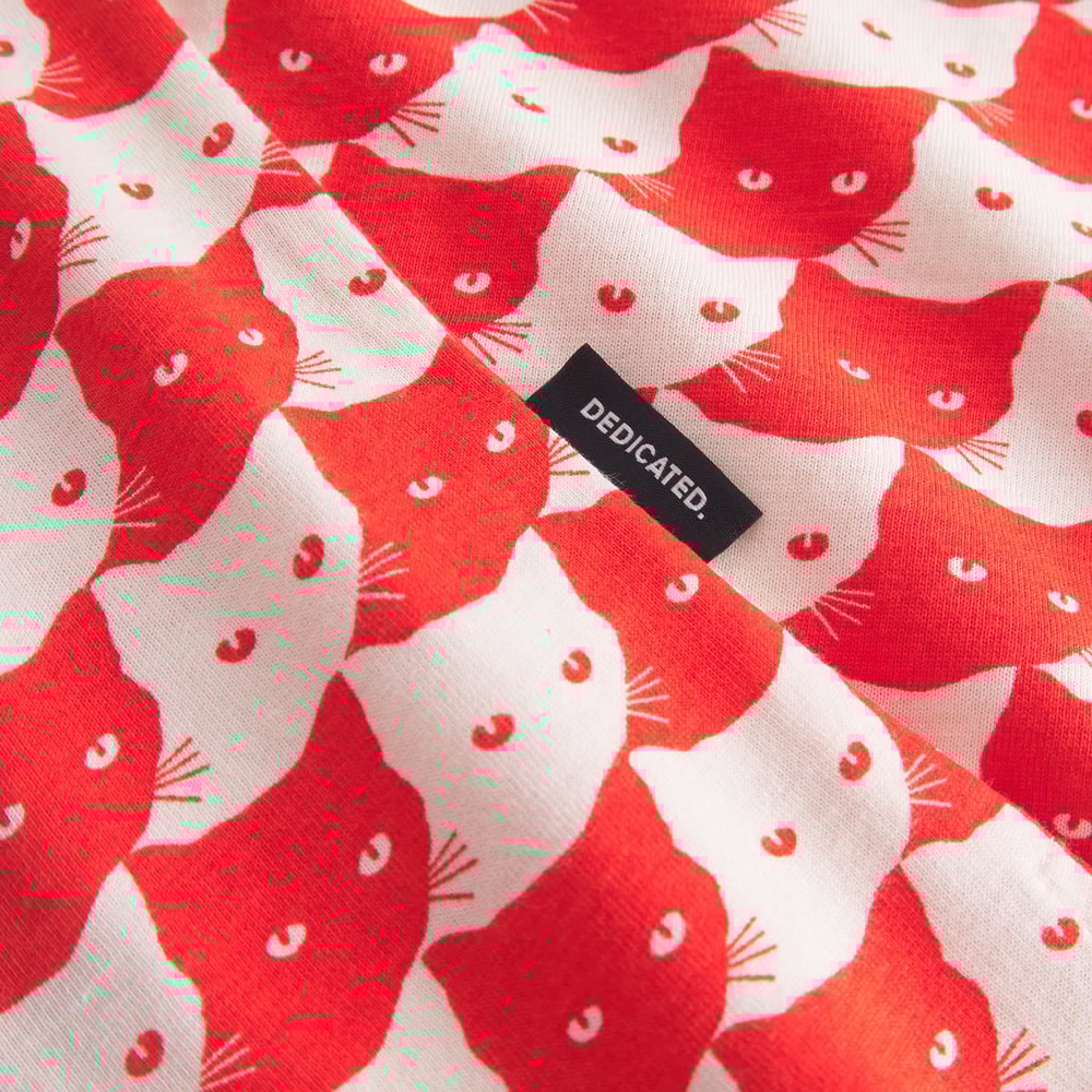 T-shirt Visby Pepita Cats Grenadine Red