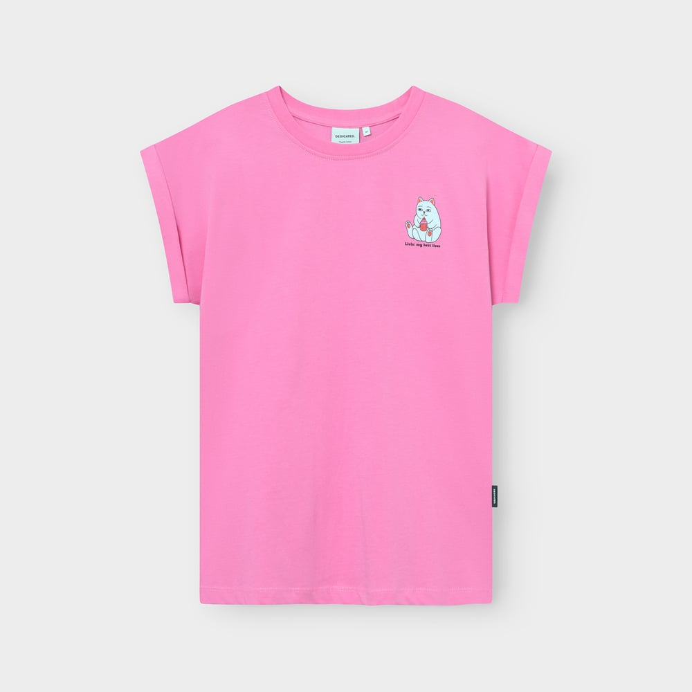 T-shirt Visby Best Lives Moonlite Pink