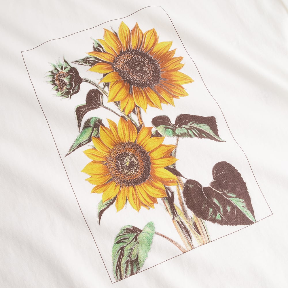 T-shirt Visby Printed Sunflowers Off-White