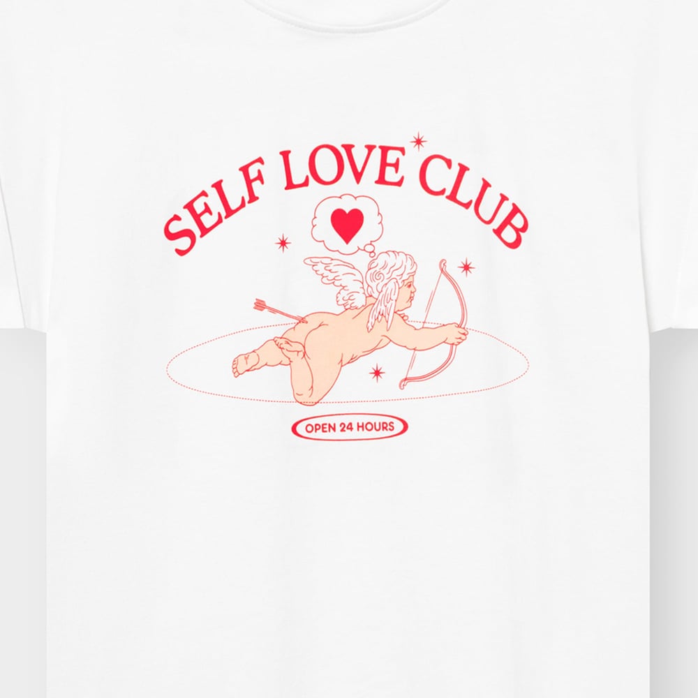 T-shirt Visby Self Love Club White