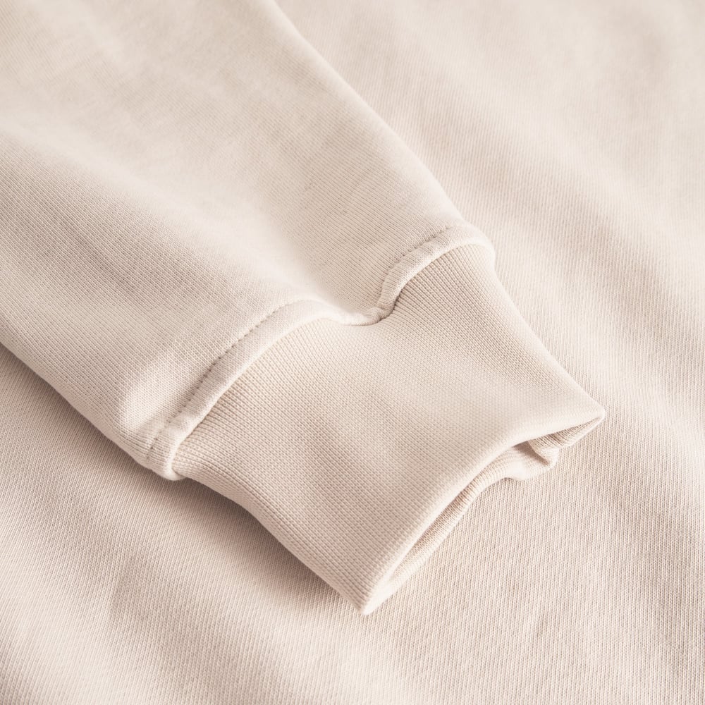 Sweatshirt Ystad Self Love Club EMB Oat White