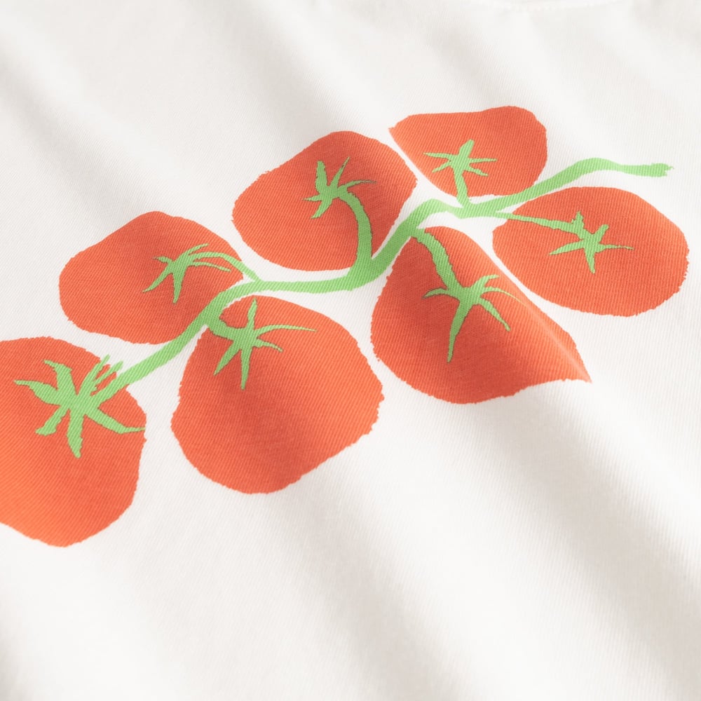 T-shirt Vadstena Tomato Off-White