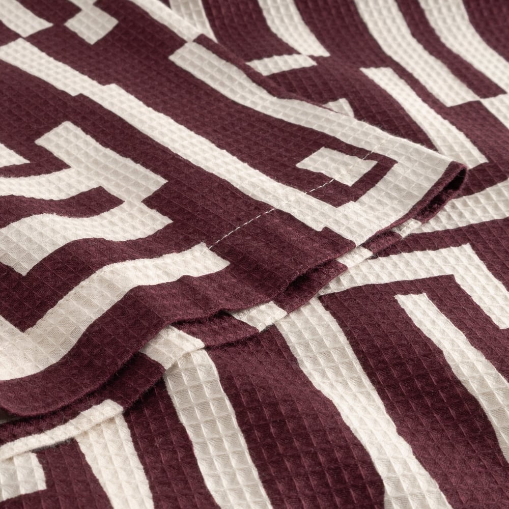 Shirt Marstrand Lines & Sticks Fig Red