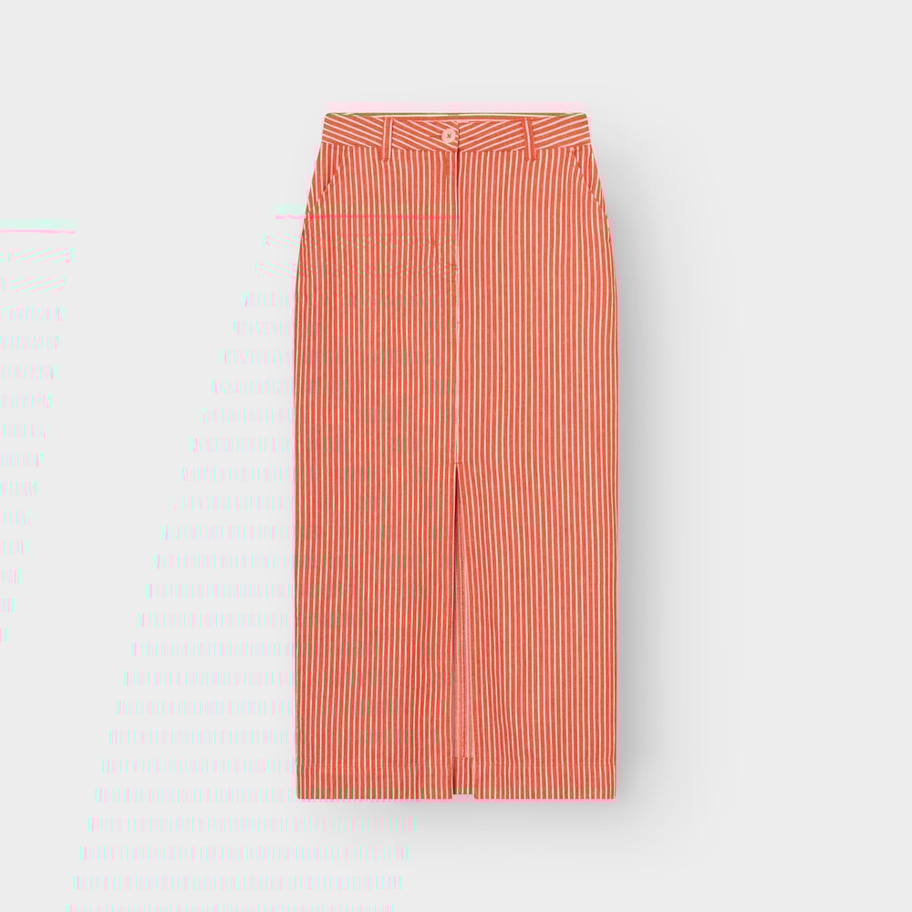 Skirt Finsta Work Stripe Grenadine Red