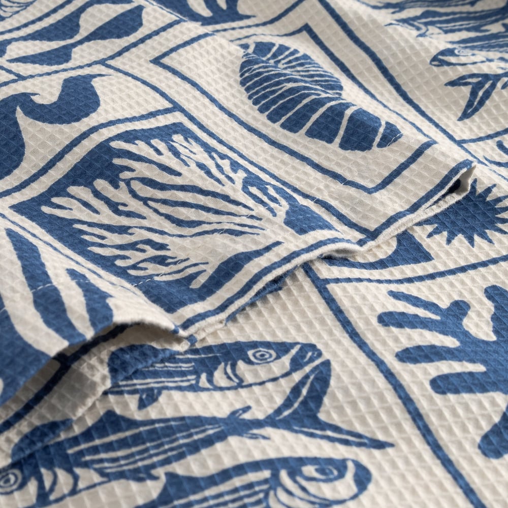 Shirt Marstrand Ocean Squares Oat White