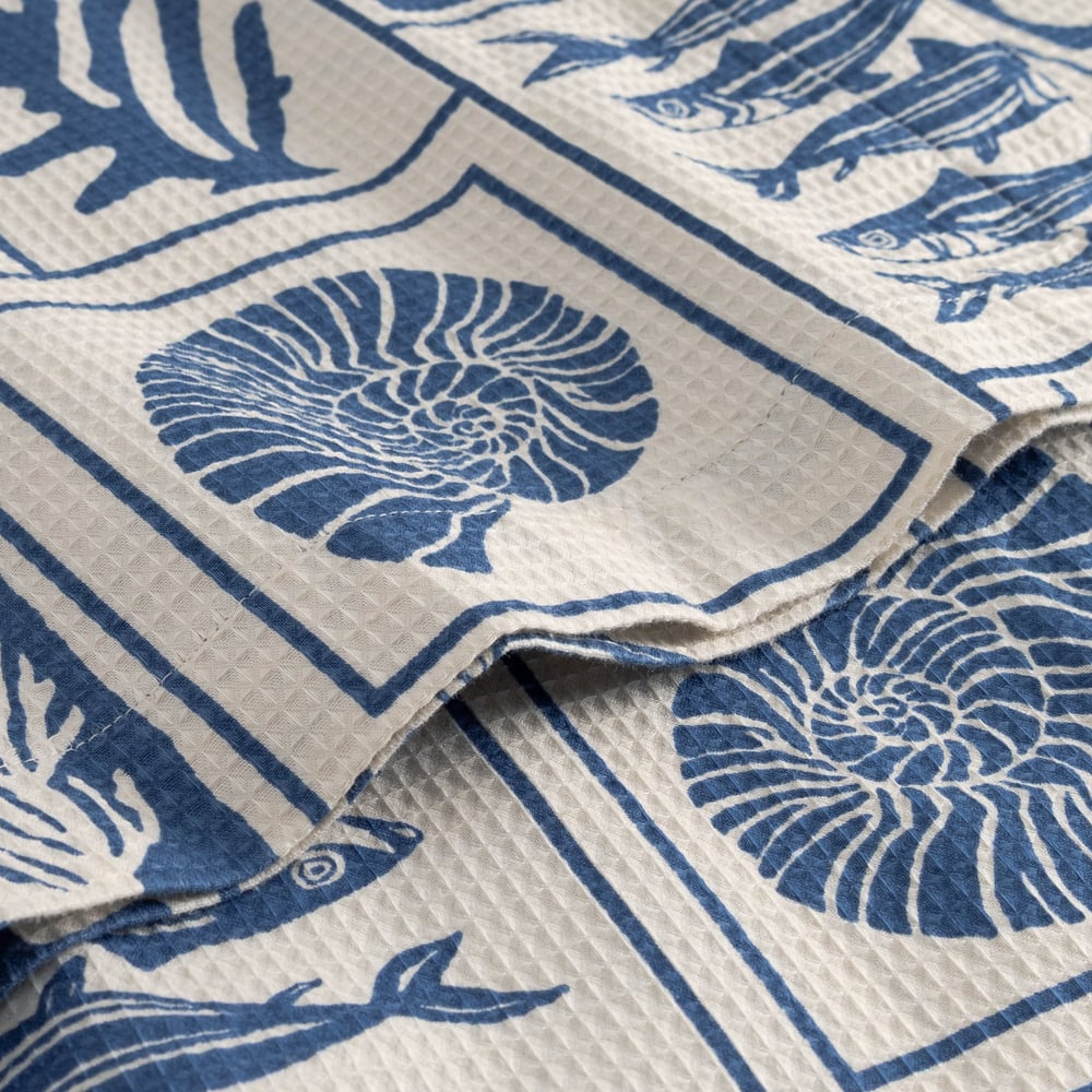 Shirt Dress Orrefors Ocean Squares Oat White