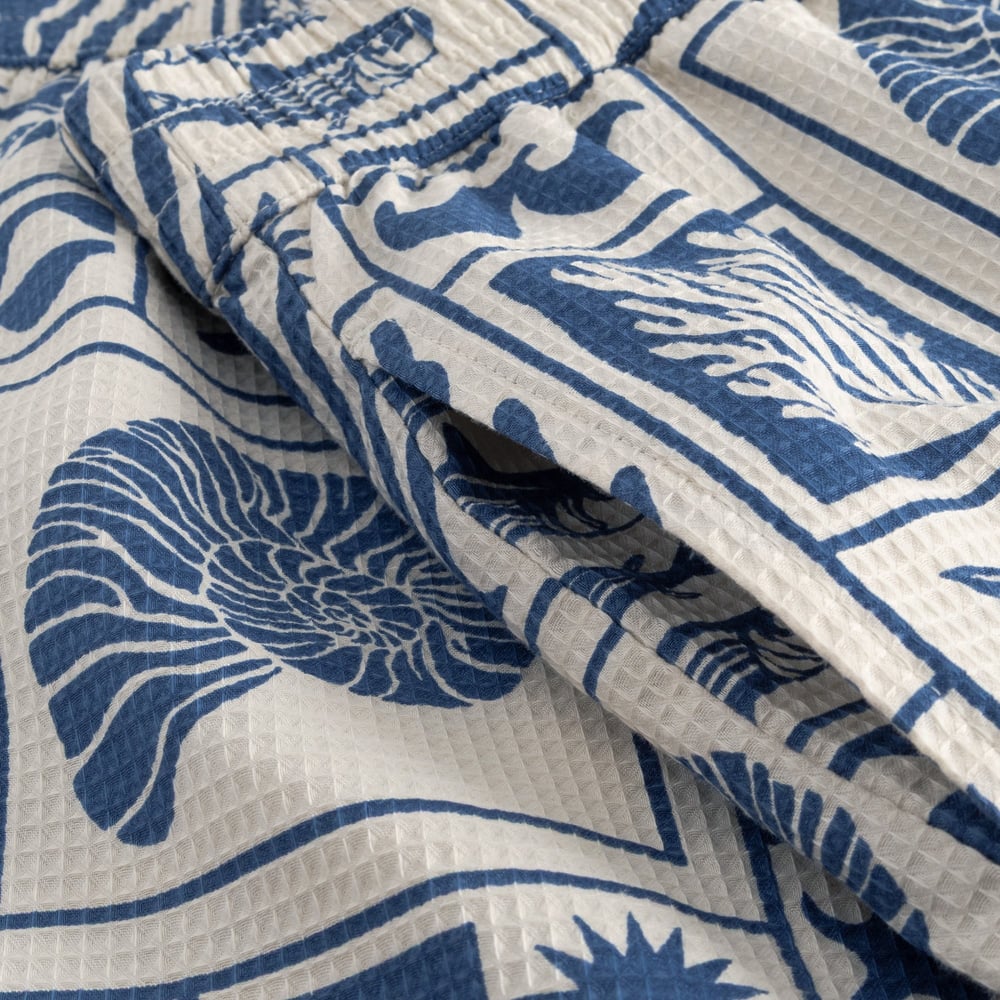 Shorts Aspudden Ocean Squares Oat White