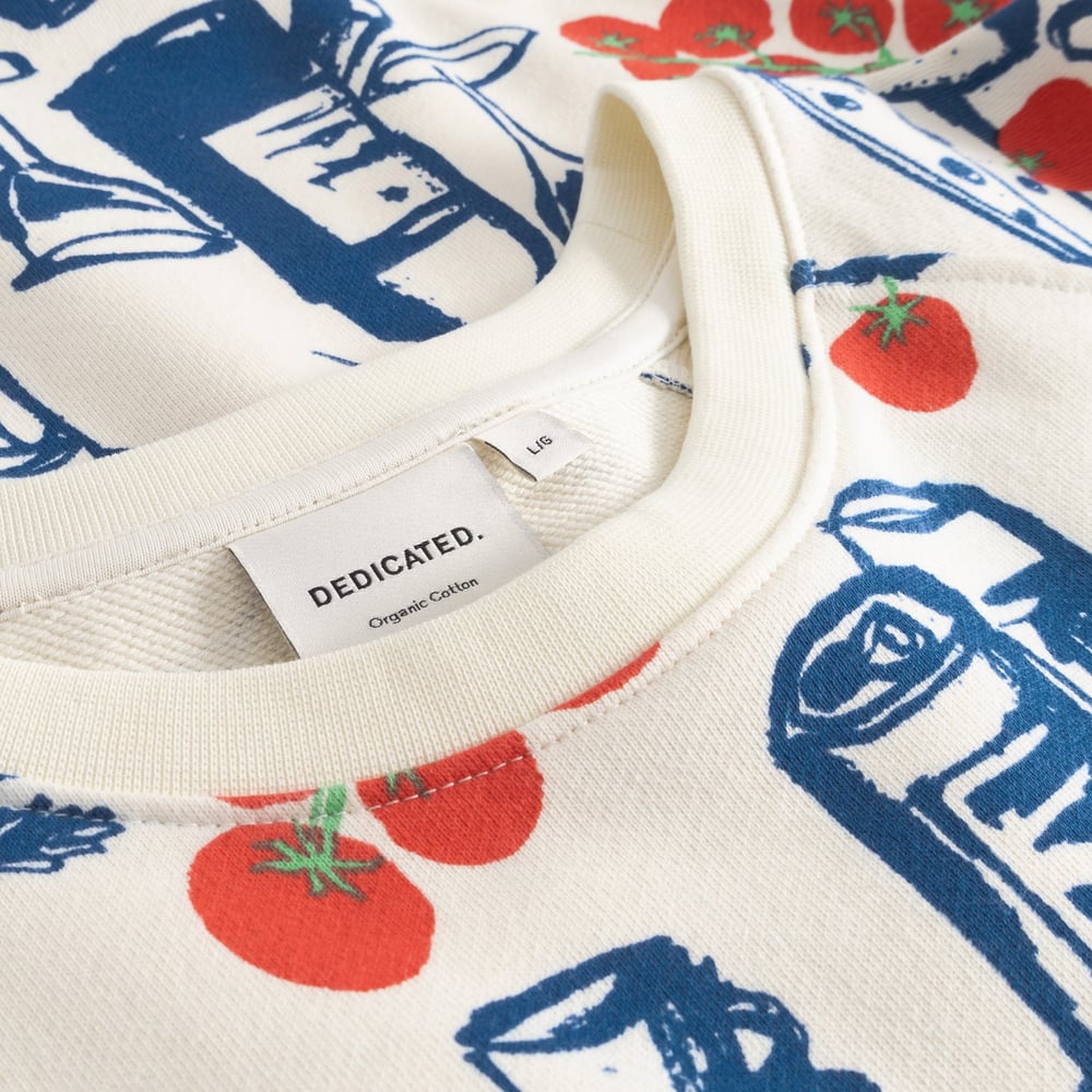 Sweatshirt Malmoe Dinner Time Oat White