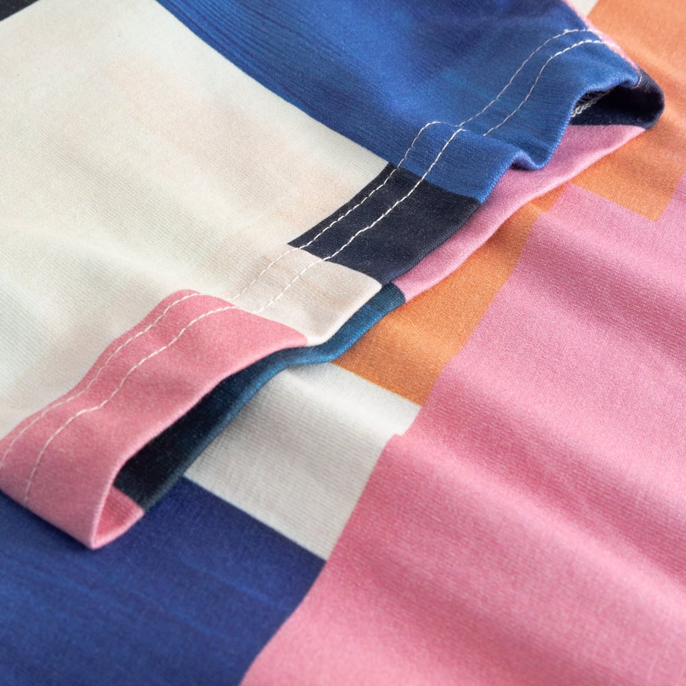 T-shirt Stockholm Abstract Block Multi Color