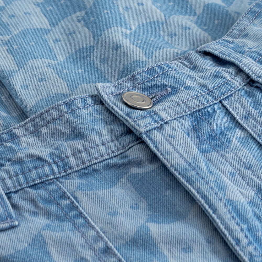 Workwear Pants Vara Denim Pepita Cats Light Blue