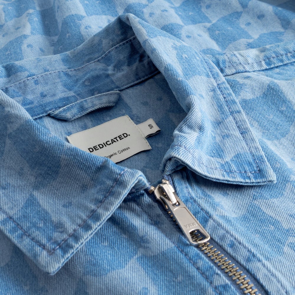 Jacket Sunna Denim Pepita Cats Light Blue