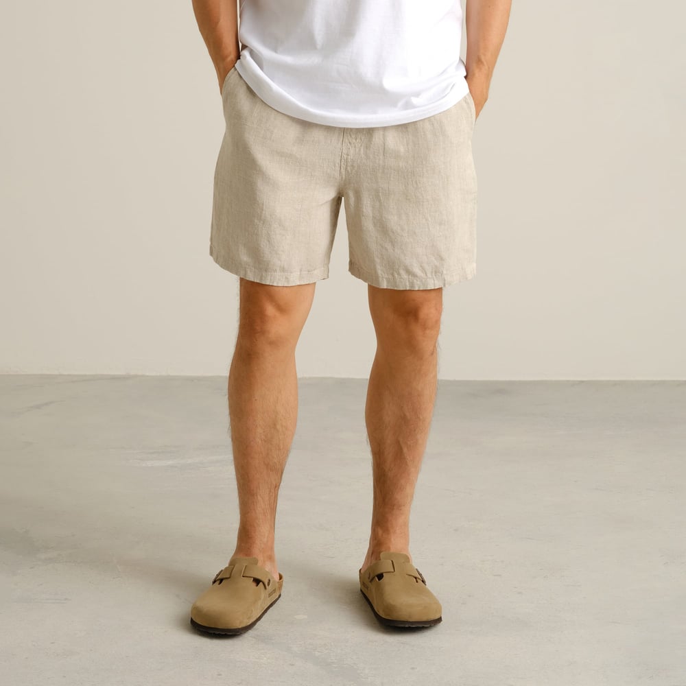 Shorts Sibbarp Linen Ecru