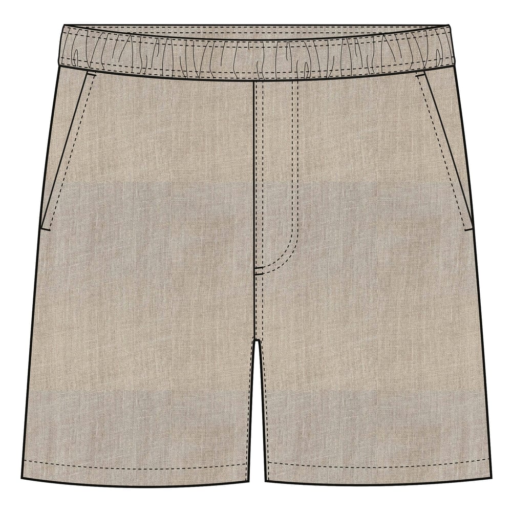 Shorts Sibbarp Linen Ecru