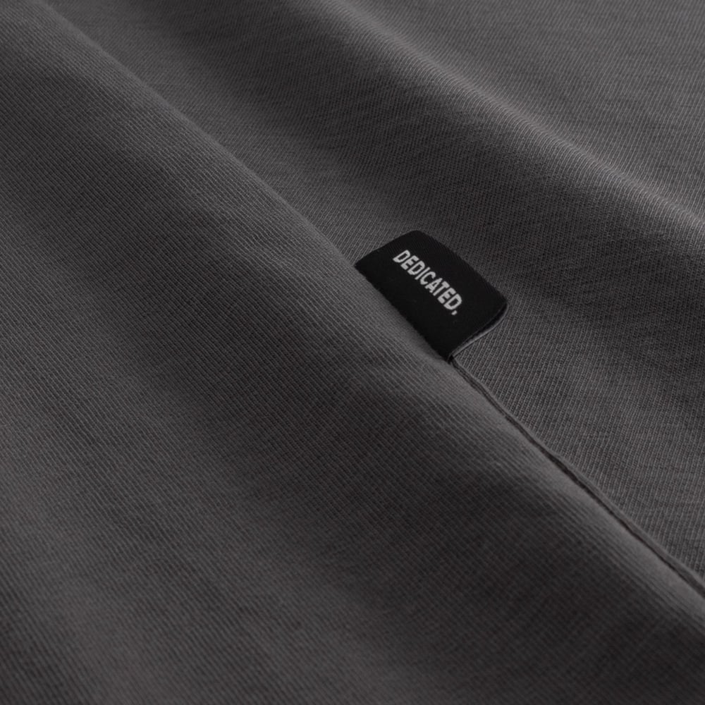 T-shirt Stockholm Turntable Lines Charcoal