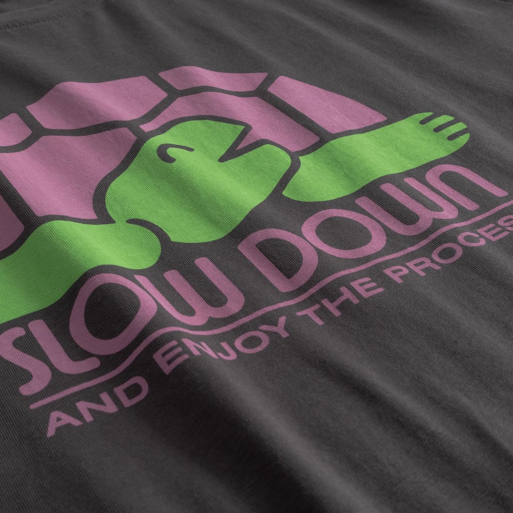 T-shirt Stockholm Slow Down Charcoal