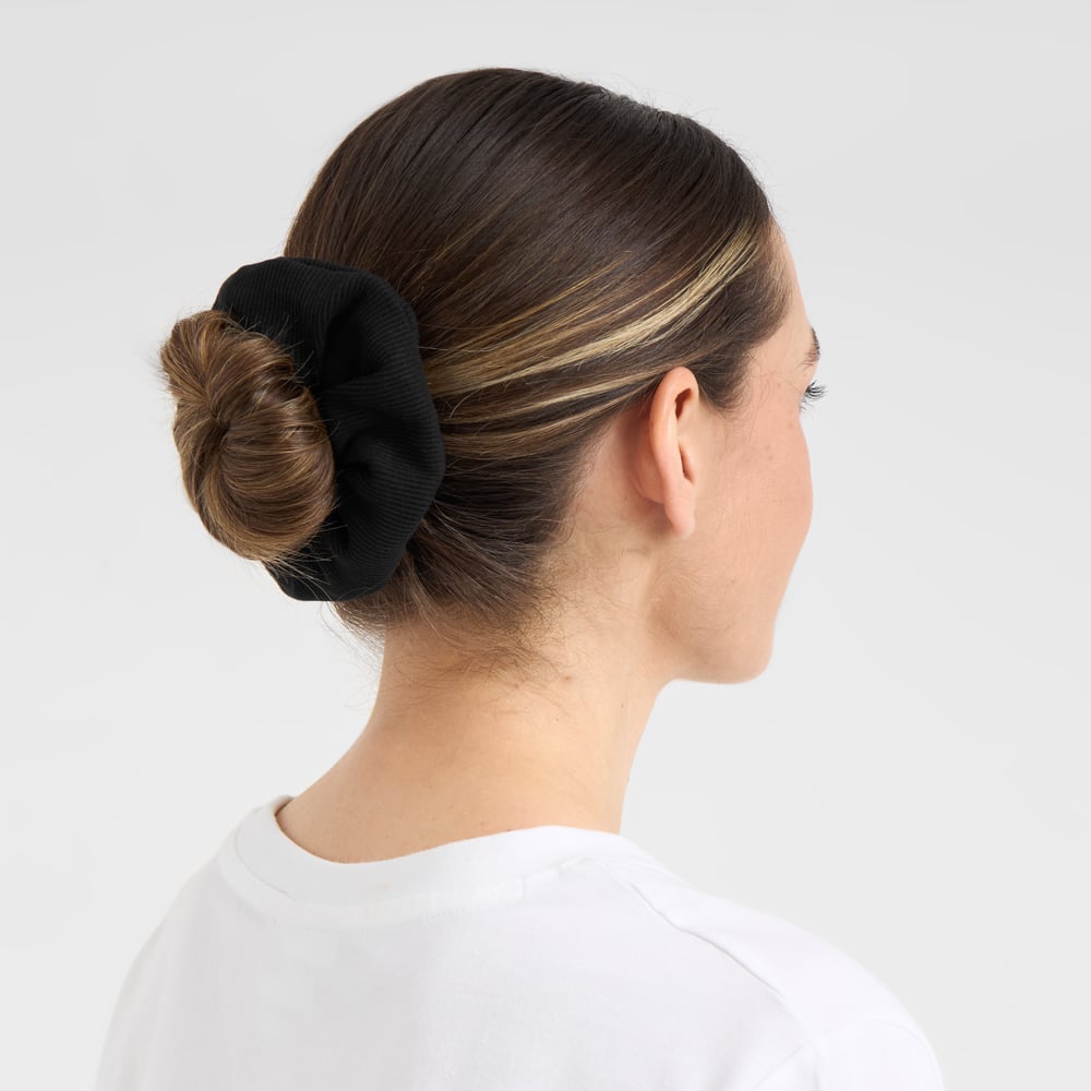 Scrunchie Rib Black