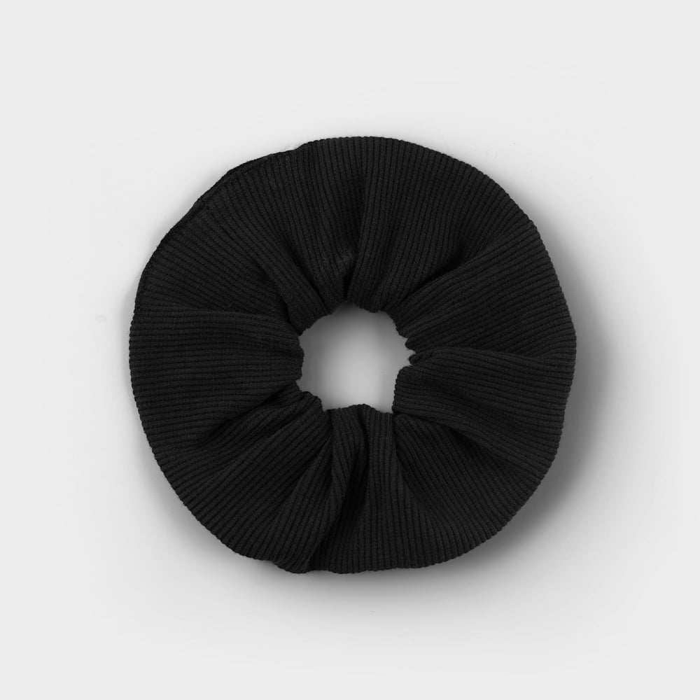 Scrunchie Rib Black