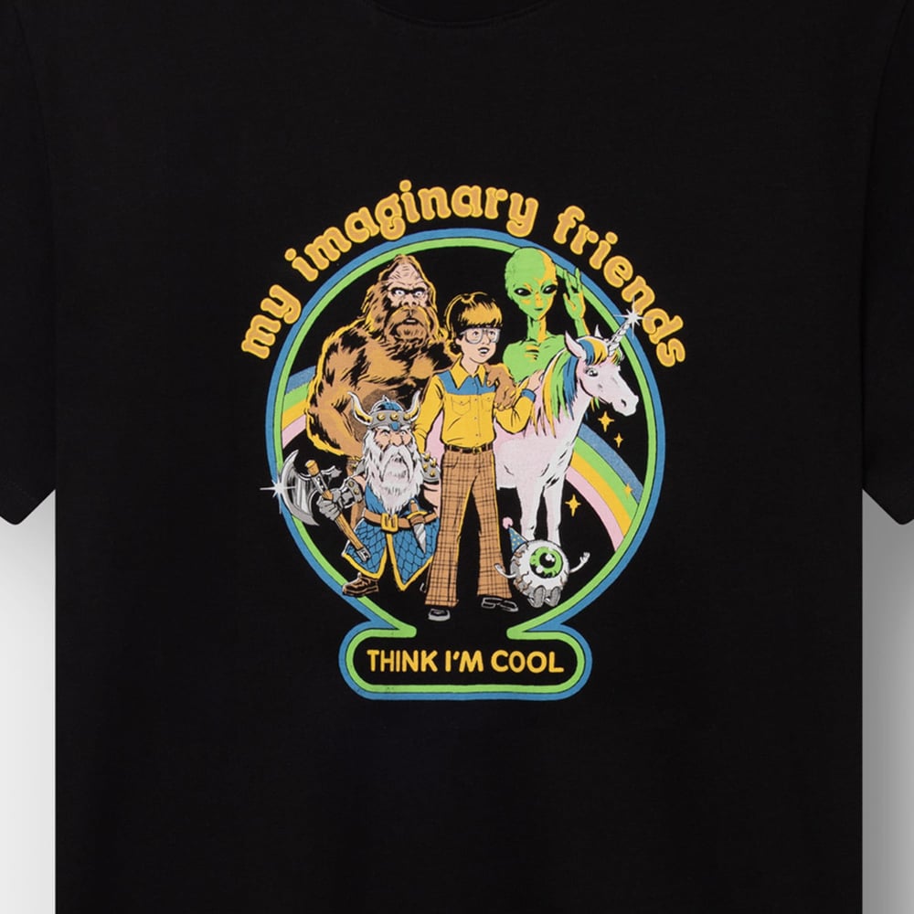 T-shirt Stockholm My Imaginary Friends Black