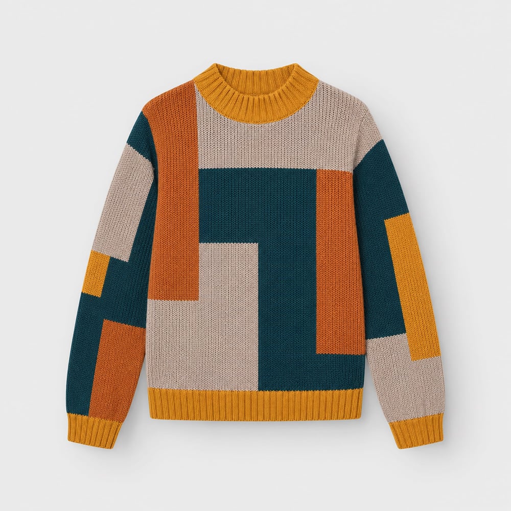 Sweater Gotland Blocks Multi Color