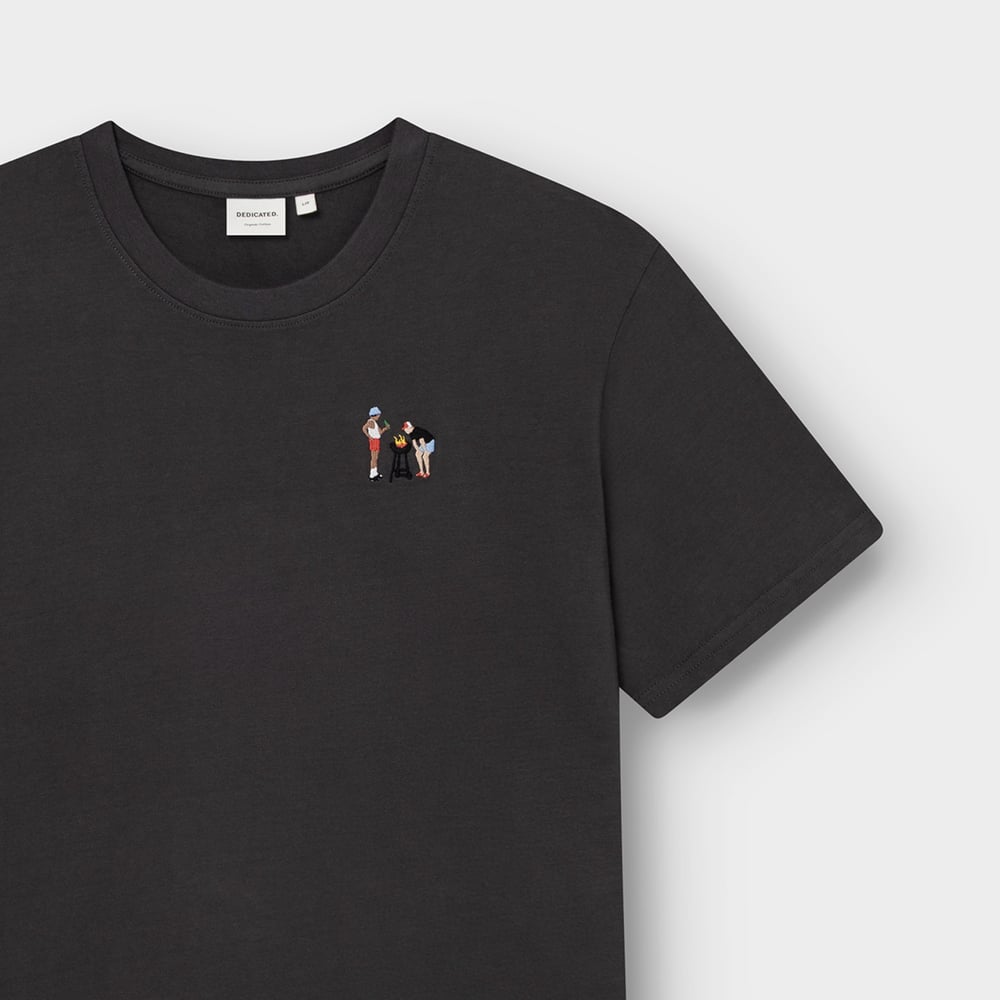 T-shirt Stockholm BBQ Charcoal